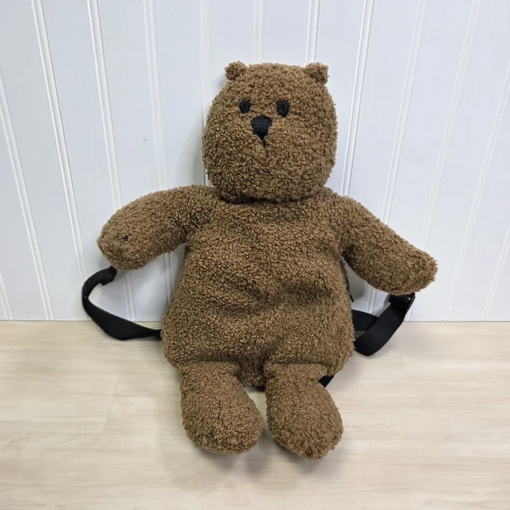 Vintage Gap Brannan Bear Backpack Brown Teddy Bear Plush Bag 90s Y2K Toddler‎